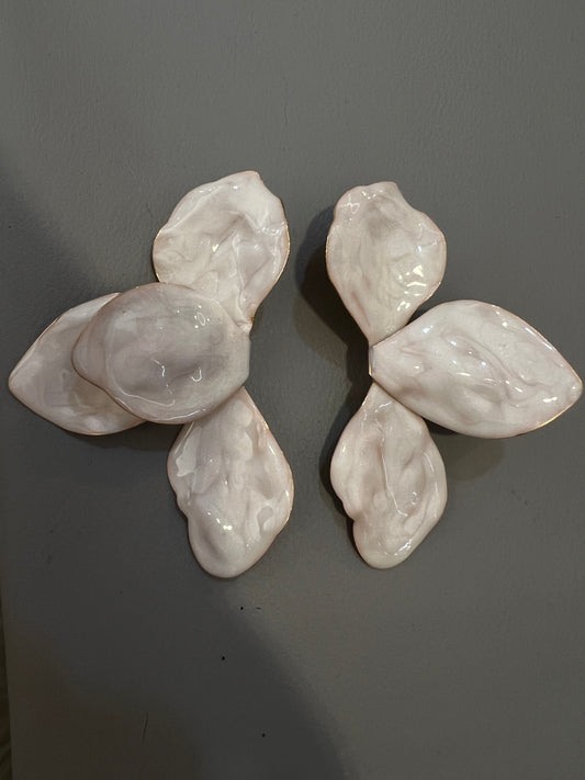 Orecchini fiore smaltato